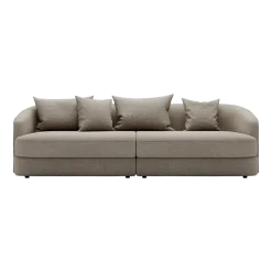 Canapé droit rembourré barnum hemp 260cm Covent Residential - New Works
