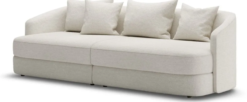 Canapé droit rembourré barnum lana 260cm Covent Residential - New Works