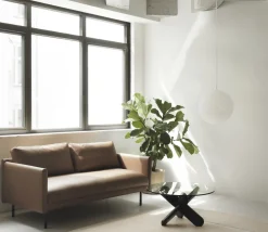 Canapé en cuir cognac 204 x 87 cm Rar - Normann Copenhagen
