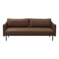 Canapé en cuir cognac 204 x 87 cm Rar - Normann Copenhagen