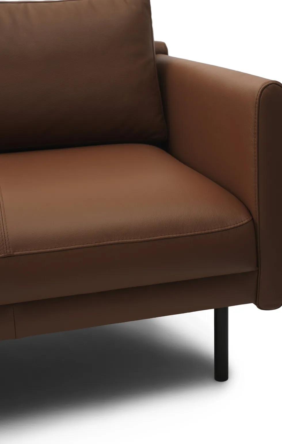 Canapé en cuir cognac 204 x 87 cm Rar - Normann Copenhagen