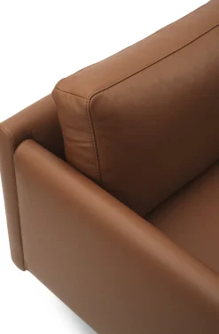 Canapé en cuir cognac 204 x 87 cm Rar - Normann Copenhagen