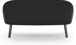 Canapé en cuir noir et pieds en chêne noir 145 cm Ace - Normann Copenhagen
