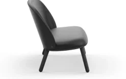 Canapé en cuir noir et pieds en chêne noir 145 cm Ace - Normann Copenhagen