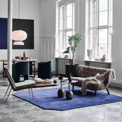 Canapé en noyer huilé marron Sheepskin Sahara VB2 Little Petra - &tradition