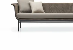 Canapé en osier taupe 200 x 69 cm Wicked - Vincent Sheppard