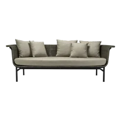 Canapé en osier taupe 200 x 69 cm Wicked - Vincent Sheppard