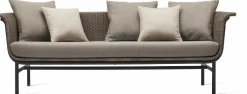 Canapé en osier taupe 200 x 69 cm Wicked - Vincent Sheppard