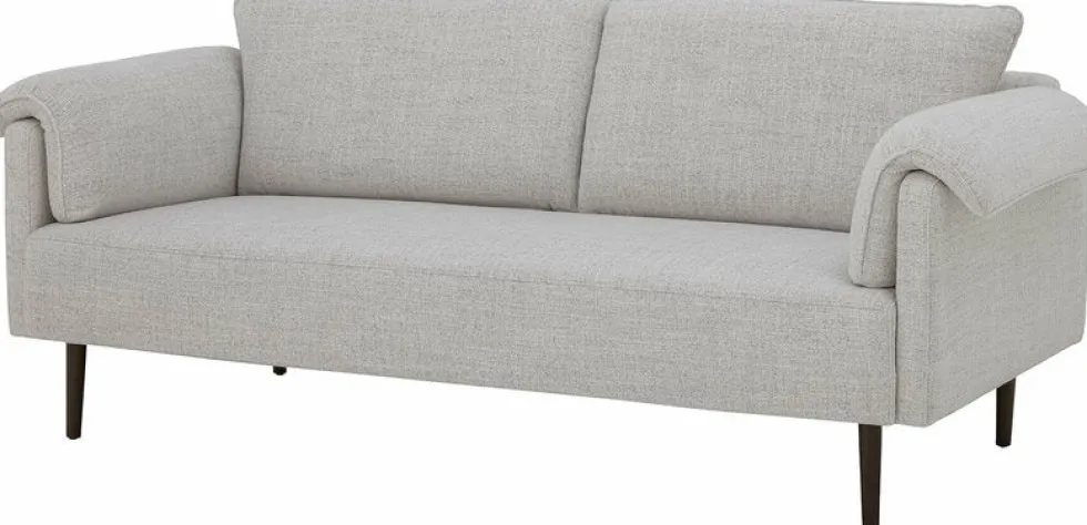 Canapé en polyester blanc 200cm Chesham - Bloomingville