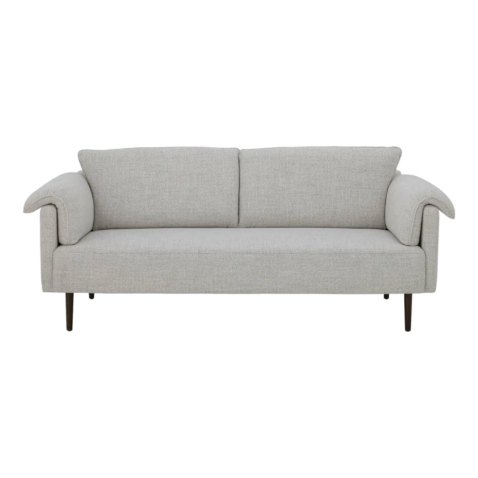 Canapé en polyester blanc 200cm Chesham - Bloomingville