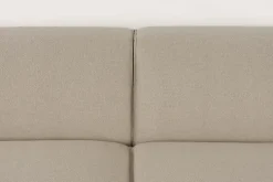 Canapé en polyester cappuccino avec méridienne à gauche 350x70x41cm Milka - Zuiver