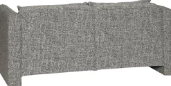 Canapé en tissu gris foncé 178x84x73cm Soba - Hübsch