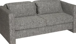 Canapé en tissu gris foncé 178x84x73cm Soba - Hübsch