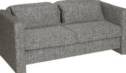 Canapé en tissu gris foncé 178x84x73cm Soba - Hübsch