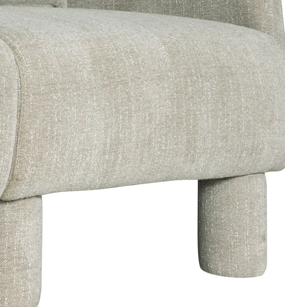 Canapé en tissu vert clair 224x83xH74 Elegance - Hübsch
