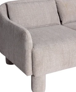 Canapé en tissu vert clair 224x83xH74 Elegance - Hübsch