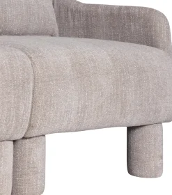 Canapé en tissu vert clair 224x83xH74 Elegance - Hübsch