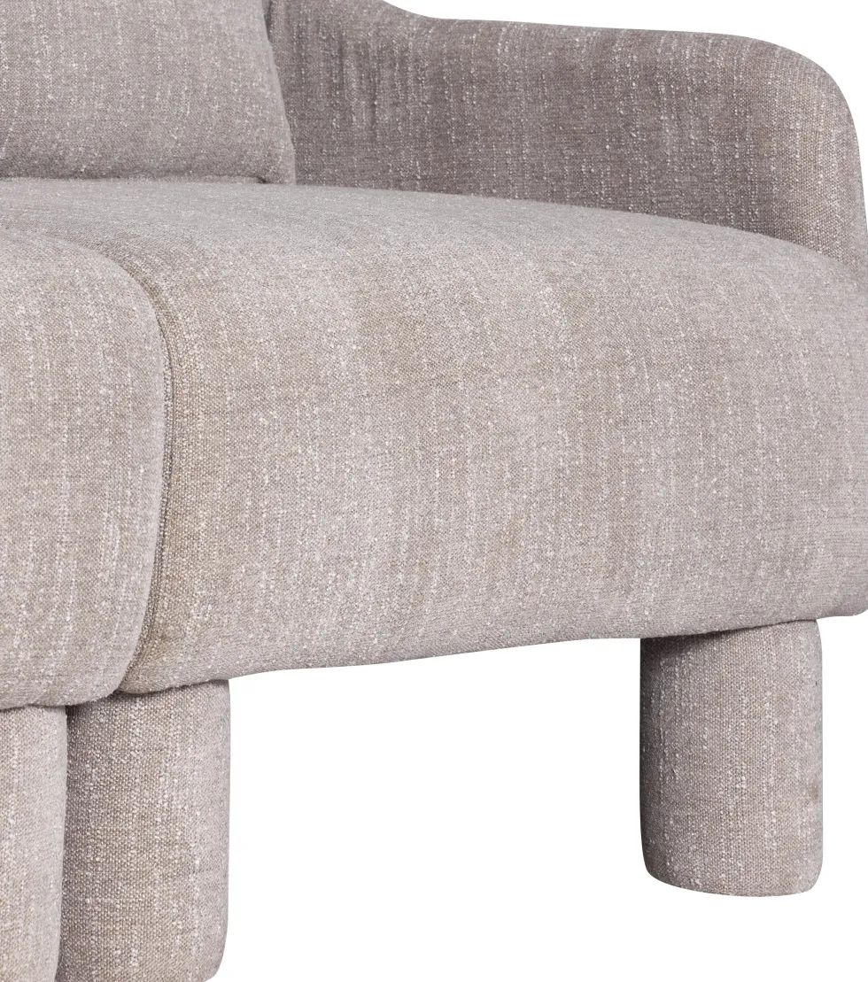 Canapé en tissu vert clair 224x83xH74 Elegance - Hübsch
