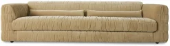 Canapé en velours royal velvet crème 274 cm Club Couch - Hkliving