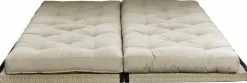 Canapé-futon beige en coton Chico Sofa - Karup Design
