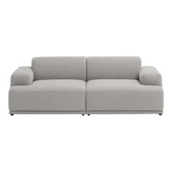 Canapé gris clair 2 places Connect Soft - Muuto