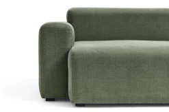 Canapé kaki 2,5 places combinaison 1 linara 100 armrest low Mags 1964 - Hay