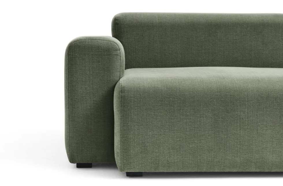 Canapé kaki 2,5 places combinaison 1 linara 100 armrest low Mags 1964 - Hay