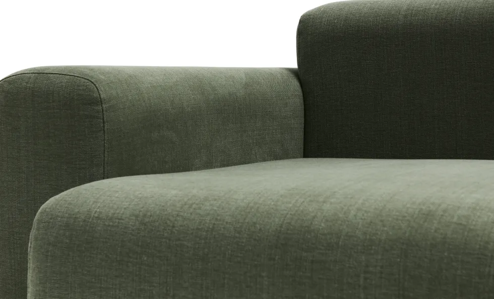 Canapé kaki 2,5 places combinaison 1 linara 100 armrest low Mags 1964 - Hay