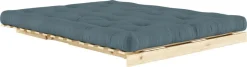 Canapé-lit bleu pétrole pin massif Roots 160 - Karup Design