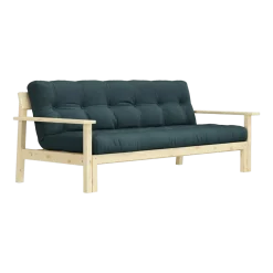 Canapé-lit bleu pétrole Unwind - Karup Design