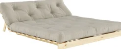 Canapé-lit linen en pin massif Roots 160 - Karup Design