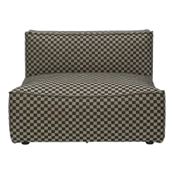 Canapé modulable en tissu damier 108 cm Catena - Ferm Living