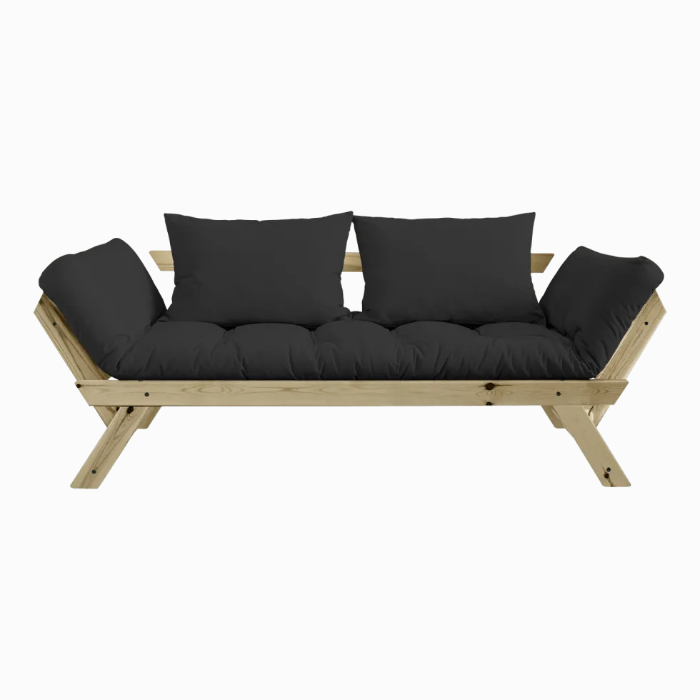 Canapé 2 place convertible anthracite Bebop - Karup Design