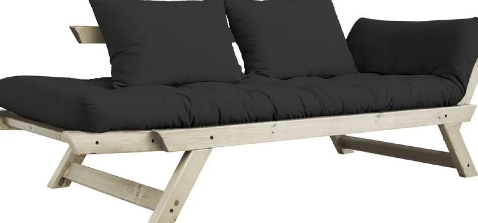 Canapé 2 place convertible anthracite Bebop - Karup Design