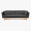 Canapé 3 places anthracite Fifties - RED Edition