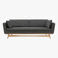 Canapé 3 places anthracite Fifties - RED Edition