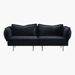Canapé 2 places anthracite Velvet - HANDVÄRK