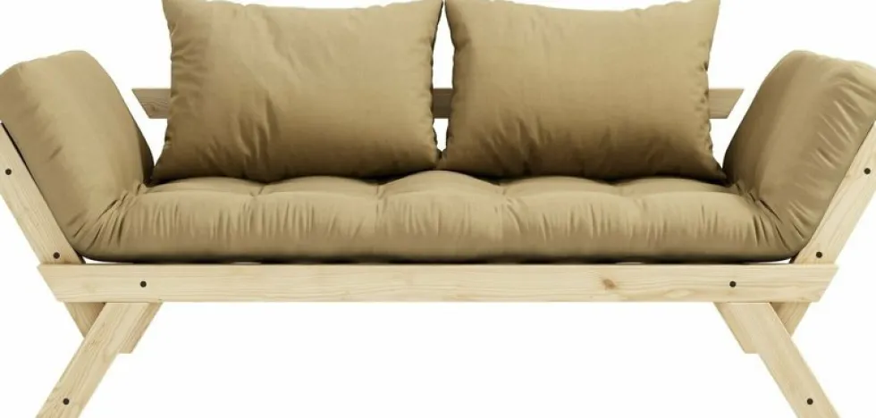 Canapé 2 places beige blé Bepop - Karup Design