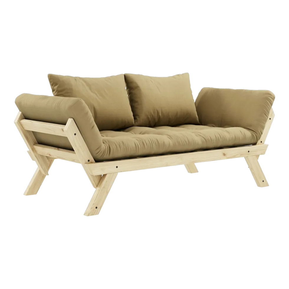 Canapé 2 places beige blé Bepop - Karup Design