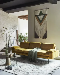 Canapé 4 places beige Retro - HKliving