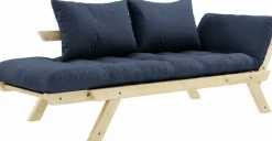 Canapé 2 places bleu marine Bepop - Karup Design