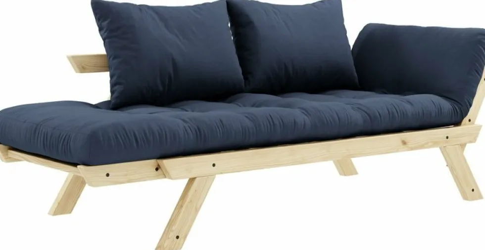 Canapé 2 places bleu marine Bepop - Karup Design
