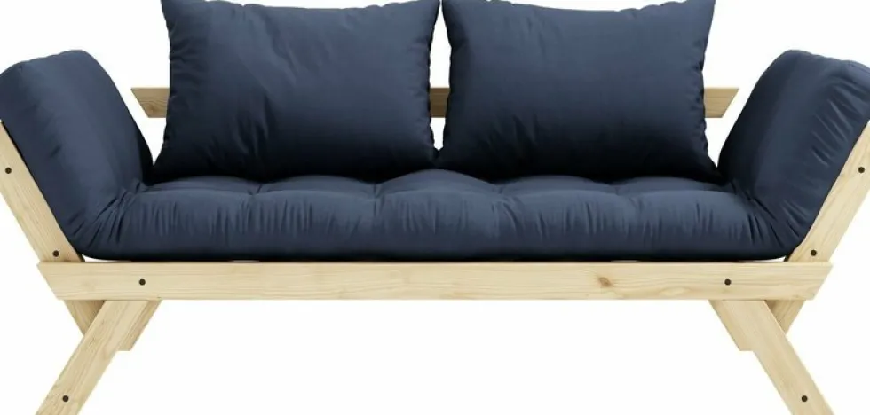 Canapé 2 places bleu marine Bepop - Karup Design