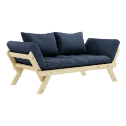 Canapé 2 places bleu marine Bepop - Karup Design