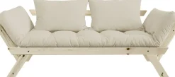 Canapé 2 places convertible beige Bebop - Karup Design