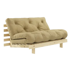 Canapé 2 places convertible beige blé Roots - Karup Design