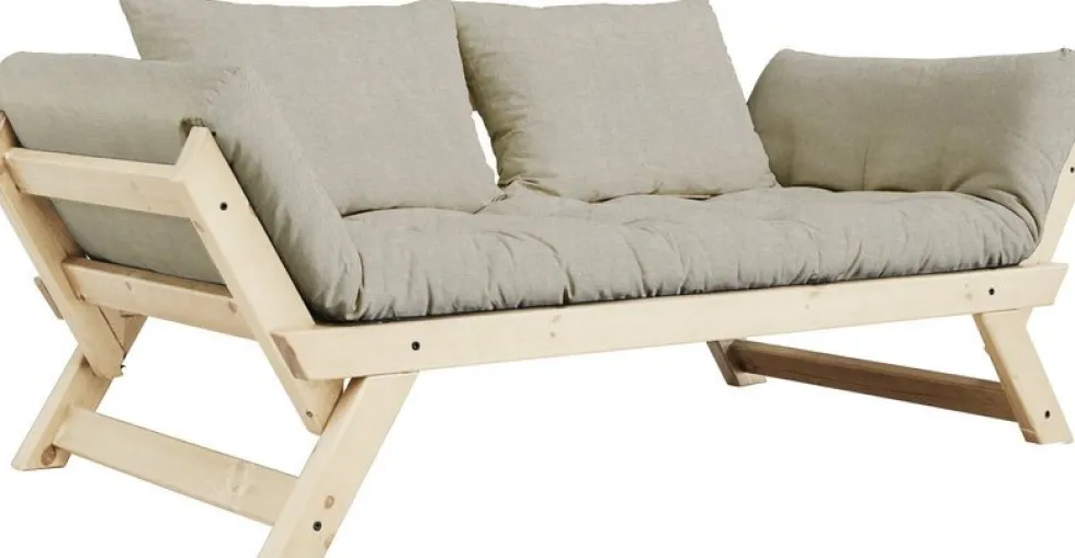 Canapé 2 places convertible en lin Bebop - Karup Design