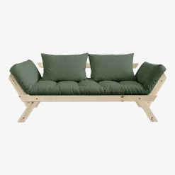 Canapé 2 places convertible vert Bebop - Karup Design