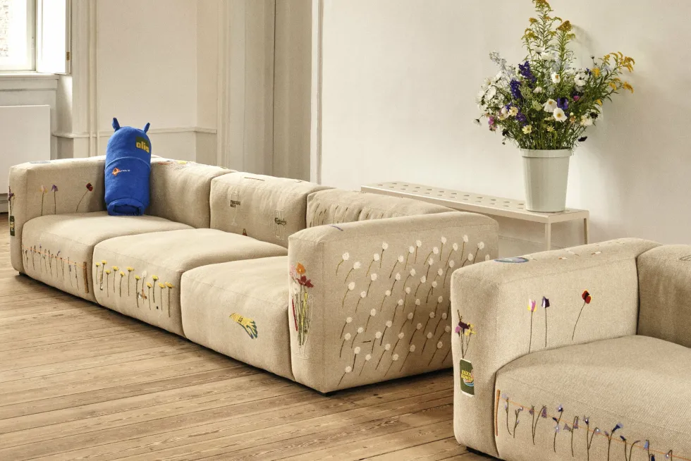 Canapé 2,5 places en cuir Nevada NV2488 Mags Soft combinaison 1 - Hay