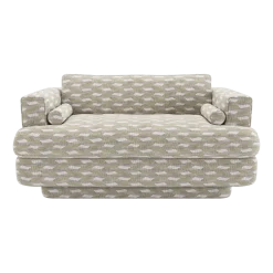 Canapé 2 places en hêtre et tissu escala 06 gris 170x83cm Haus - Versmissen